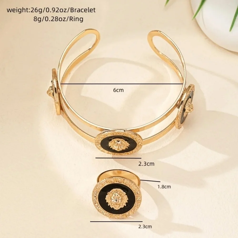 Lion Bracelet​ And Ring Set